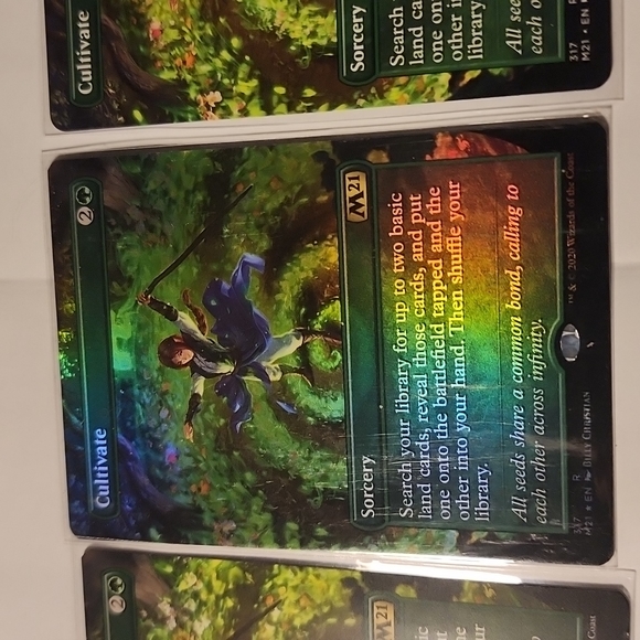 Magic the Gathering Cultivate Alt Art Boarderless - Picture 2 of 3